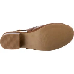 Schaftsandaletten Mit Klettverschluss - Cognac -Weiche Schuhe 17605211 07
