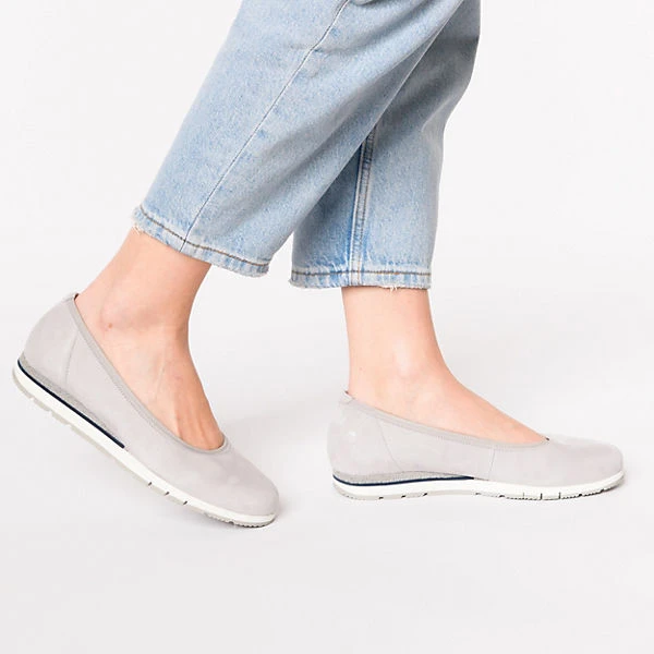 Gabor Komfort-Ballerinas - Hellgrau 4 Gabor Komfort-Ballerinas - Hellgrau – Bild 2