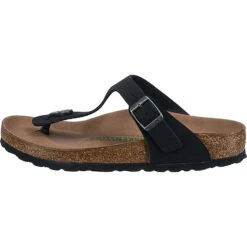 Birkenstock Gizeh Birkibuc Vegan Zehentrenner Normal -Weiche Schuhe 18633200 03