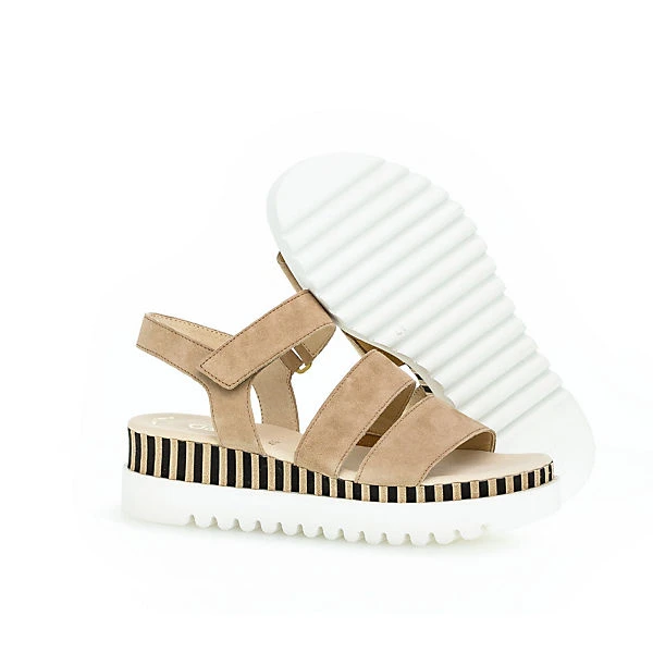 Gabor Plateau Sandale Plateau-Sandaletten - Beige 4 Gabor Plateau Sandale Plateau-Sandaletten - Beige – Bild 2