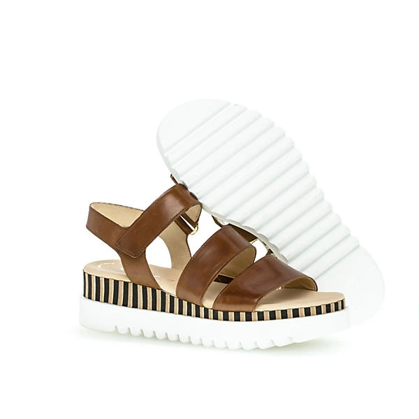 Gabor Plateau Sandalen Glattleder Braun Plateau-Sandaletten - Braun 7 Gabor Plateau Sandalen Glattleder Braun Plateau-Sandaletten - Braun – Bild 5