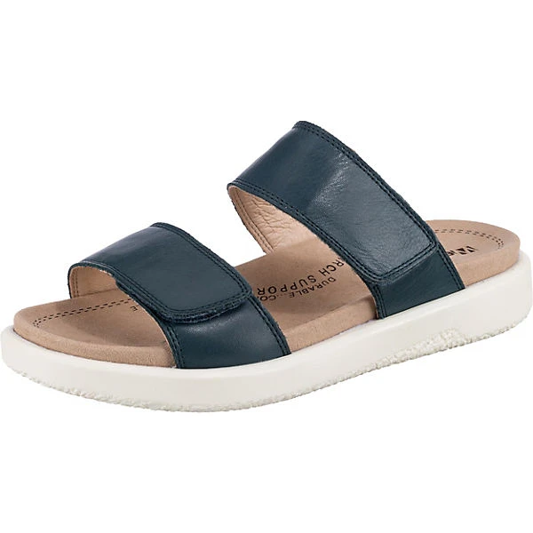 Albi 03 Komfort-Pantoletten - Blau 3 Albi 03 Komfort-Pantoletten - Blau
