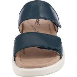 Albi 03 Komfort-Pantoletten - Blau 12 Albi 03 Komfort-Pantoletten - Blau -Weiche Schuhe 19393906 04