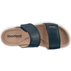 Albi 03 Komfort-Pantoletten - Blau 14 Albi 03 Komfort-Pantoletten - Blau -Weiche Schuhe 19393906 06