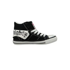 British Knights Damen High Sneaker Roco B47-3703-02 Schwarz Black/Zebra Textil Sneakers Low - Schwarz -Weiche Schuhe 19429217 05