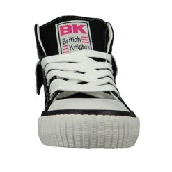 British Knights Damen High Sneaker Roco B47-3703-02 Schwarz Black/Zebra Textil Sneakers Low - Schwarz -Weiche Schuhe 19429217 06