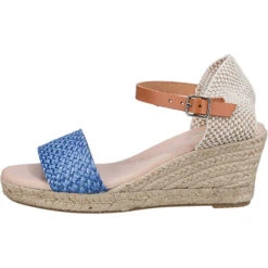 Keilsandaletten - Blau-kombi -Weiche Schuhe 19453670 03