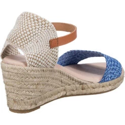 Keilsandaletten - Blau-kombi -Weiche Schuhe 19453670 05
