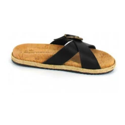 Pantolette Komfort-Pantoletten - Schwarz -Weiche Schuhe 20255939 05