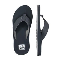 Reef Zehentrenner Sandale Leather Ortho-Spring Zehentrenner - Dunkelgrau -Weiche Schuhe 20559288 07