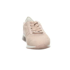 Ara Damen Schnürhalbschuhe Lissabon 2.0 Fusion 4 Sneaker Freizeit Sport Schuhe Leder-/Textilkombination Uni Schnürschuhe - Rosa/lila