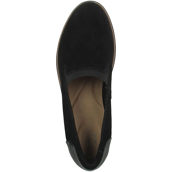 Clarks Sharon Dolly Slipper Damen Klassische Slipper - Schwarz 4 Clarks Sharon Dolly Slipper Damen Klassische Slipper - Schwarz – Bild 2