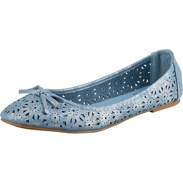 Classic Ballerina Mit Flower-cut Optik Klassische Ballerinas 3 Classic Ballerina Mit Flower-cut Optik Klassische Ballerinas