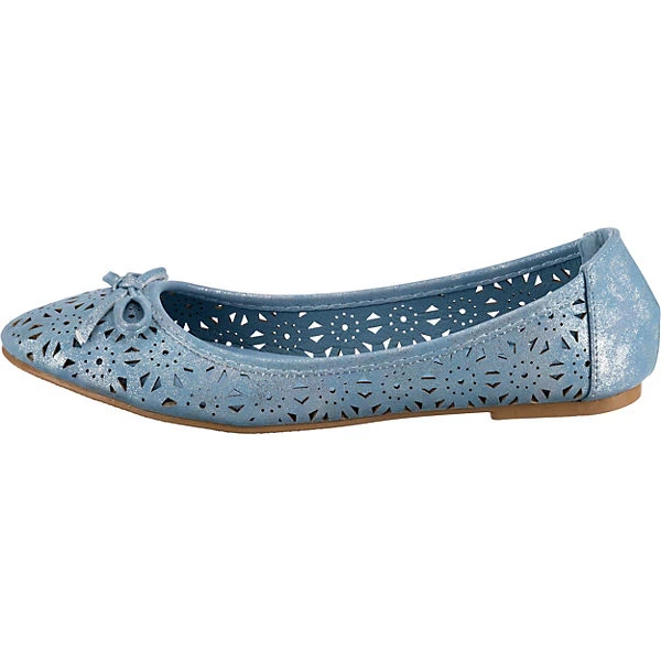 Classic Ballerina Mit Flower-cut Optik Klassische Ballerinas 5 Classic Ballerina Mit Flower-cut Optik Klassische Ballerinas – Bild 3