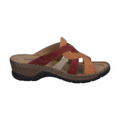 Josef Seibel Catalonia 01 | Clog Für Damen | Gelb Catalonia 01, Orange-multi Clogs - Orange-kombi -Weiche Schuhe 21783015 03