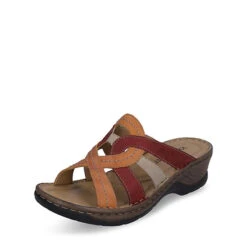 Josef Seibel Catalonia 01 | Clog Für Damen | Gelb Catalonia 01, Orange-multi Clogs - Orange-kombi -Weiche Schuhe 21783015 08