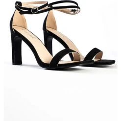 Sandalen Mit Hohem Absatz CORY Schaftsandaletten - Schwarz -Weiche Schuhe 22052818 02