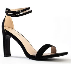 Sandalen Mit Hohem Absatz CORY Schaftsandaletten - Schwarz -Weiche Schuhe 22052818 03