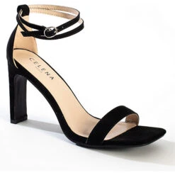 Sandalen Mit Hohem Absatz CORY Schaftsandaletten - Schwarz -Weiche Schuhe 22052818 04