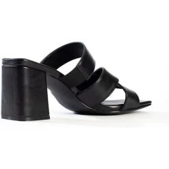 Peeptoe-Heels CONNIE SCHWARZ Schaftsandaletten -Weiche Schuhe 22053665 05