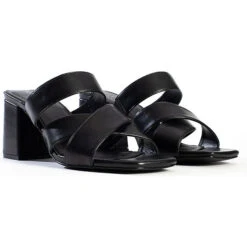 Peeptoe-Heels CONNIE SCHWARZ Schaftsandaletten -Weiche Schuhe 22053665 07