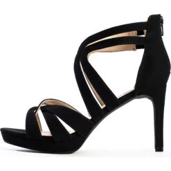 High Heels CHERRY Schaftsandaletten - Schwarz