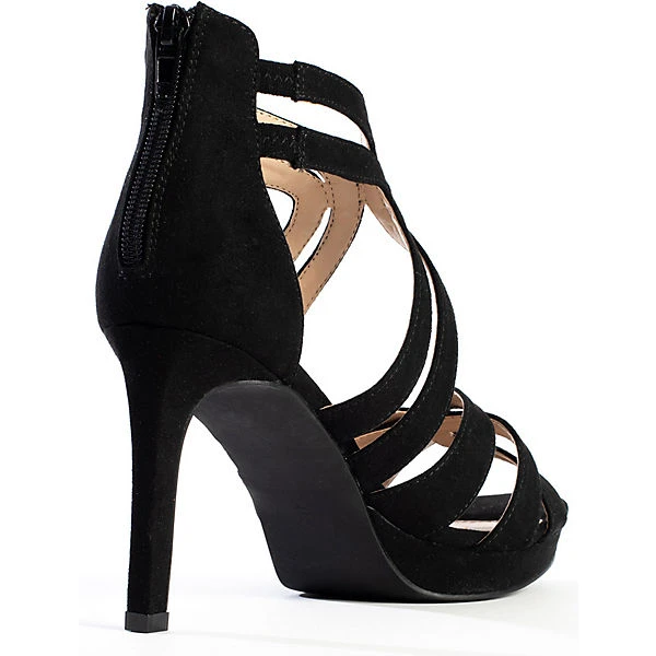 High Heels CHERRY Schaftsandaletten - Schwarz 7 High Heels CHERRY Schaftsandaletten - Schwarz – Bild 5