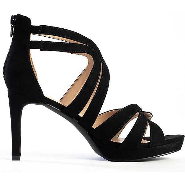 High Heels CHERRY Schaftsandaletten - Schwarz 8 High Heels CHERRY Schaftsandaletten - Schwarz – Bild 6