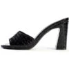 Peeptoe-Heels CHERYL SCHWARZ Schaftsandaletten - Schwarz -Weiche Schuhe 22055149 01