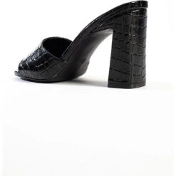 Peeptoe-Heels CHERYL SCHWARZ Schaftsandaletten - Schwarz 13 Peeptoe-Heels CHERYL SCHWARZ Schaftsandaletten - Schwarz -Weiche Schuhe 22055149 04