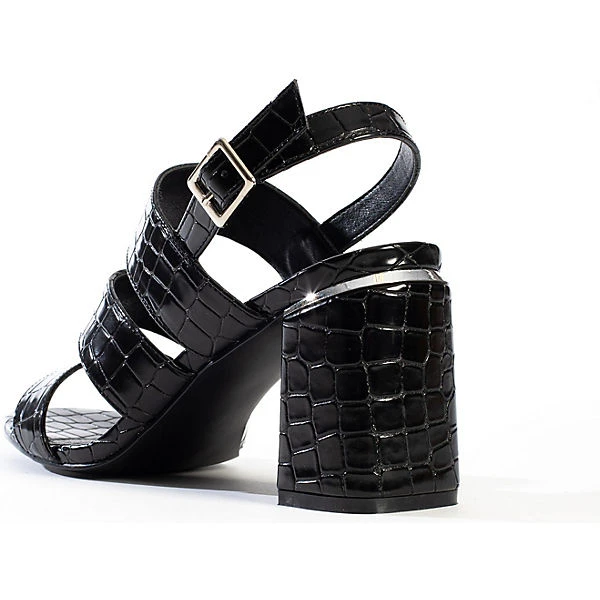 Sandalen Mit Eckigem Absatz CHARIS BASICS Schaftsandaletten 6 Sandalen Mit Eckigem Absatz CHARIS BASICS Schaftsandaletten – Bild 4