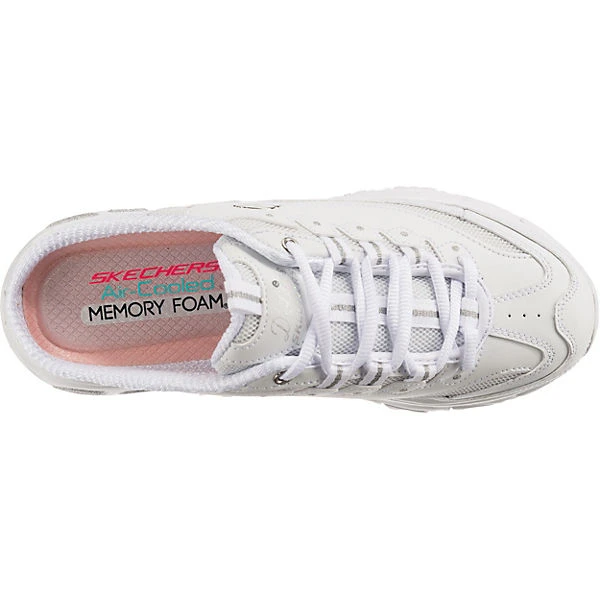 Skechers D'lites Komfort-Pantoletten - Weiß 8 Skechers D'lites Komfort-Pantoletten - Weiß – Bild 6