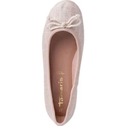 Tamaris Klassische Ballerinas - Rosa 10 Tamaris Klassische Ballerinas - Rosa -Weiche Schuhe 22901449 05