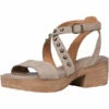 Tamaris Riemchensandaletten - Taupe 1 Tamaris Riemchensandaletten - Taupe -Weiche Schuhe 22905468 01