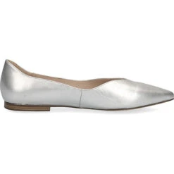 Caprice Klassische Ballerinas - Silber 11 Caprice Klassische Ballerinas - Silber -Weiche Schuhe 23067862 05