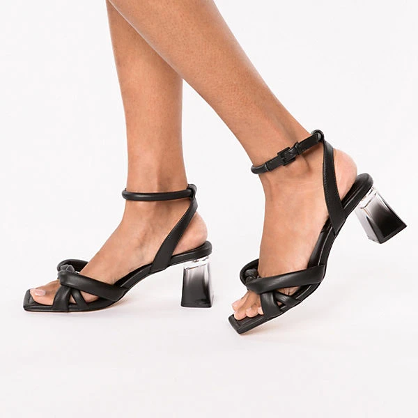 Aldo Bubble Klassische Sandaletten - Schwarz 4 Aldo Bubble Klassische Sandaletten - Schwarz – Bild 2