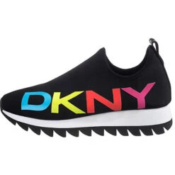 DKNY Azer - Slip On Runner Sneaker Slip-On-Sneaker - Schwarz-kombi -Weiche Schuhe 23532196 03