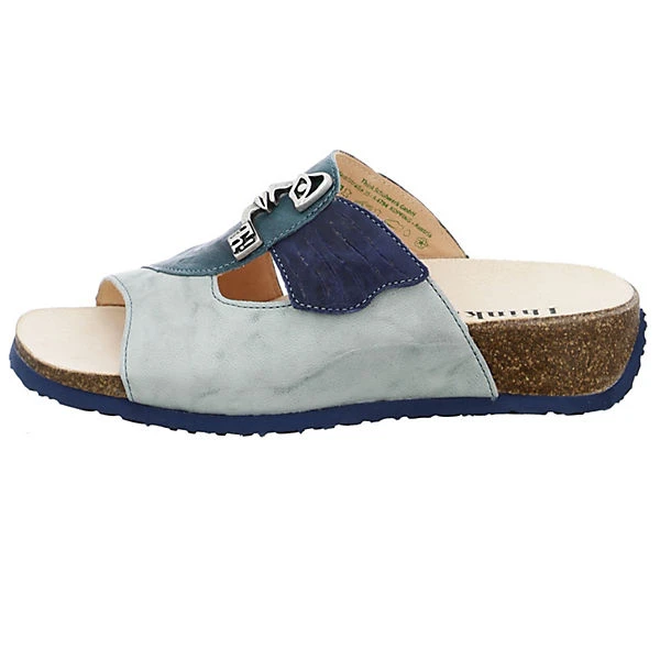 Think! Clogs & Pantoletten Pantoletten - Blau 4 Think! Clogs & Pantoletten Pantoletten - Blau – Bild 2