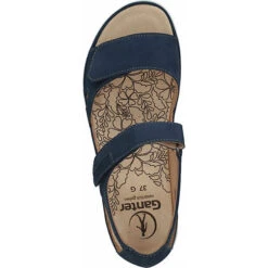 Ganter Sandalen Riemchensandaletten - Blau -Weiche Schuhe 23831480 06