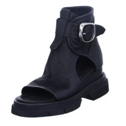A.S.98 Damen Sandalette A68001 Plateau-Sandaletten - Schwarz