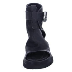 A.S.98 Damen Sandalette A68001 Plateau-Sandaletten - Schwarz -Weiche Schuhe 23962537 03
