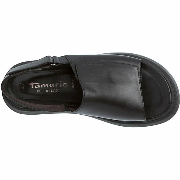 Tamaris Pure Relax Sandalette Keilsandaletten - Schwarz 6 Tamaris Pure Relax Sandalette Keilsandaletten - Schwarz – Bild 4