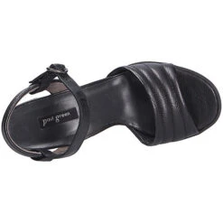 Paul Green Damen Fashion Sandale Plateau-Sandaletten - Schwarz -Weiche Schuhe 24137788 08