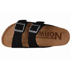 GEOGRAPHICAL NORWAY Badelatschen Sandalias Bios Doble Hebilla GNW20409-01 Badelatschen - Schwarz -Weiche Schuhe 24291334 03