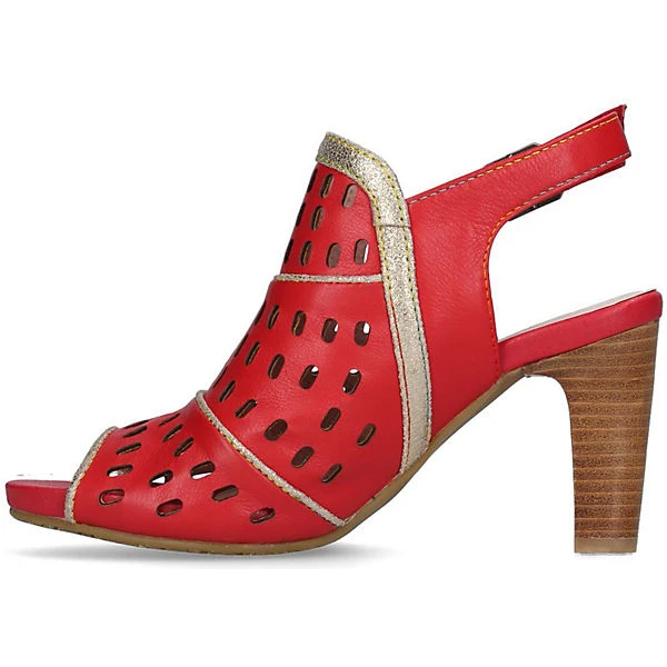 Laura Vita Sandalen Schaftsandaletten - Rot 4 Laura Vita Sandalen Schaftsandaletten - Rot – Bild 2