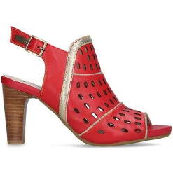 Laura Vita Sandalen Schaftsandaletten - Rot 12 Laura Vita Sandalen Schaftsandaletten - Rot -Weiche Schuhe 24300655 04