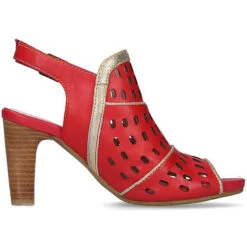 Laura Vita Sandalen Schaftsandaletten - Rot 15 Laura Vita Sandalen Schaftsandaletten - Rot -Weiche Schuhe 24300655 07