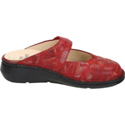 Finn Comfort Pantoletten Roseau Komfort-Pantoletten - Rot -Weiche Schuhe 24324190 04