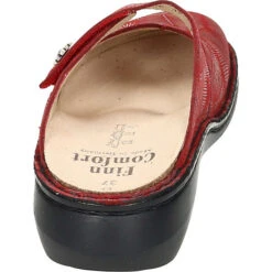 Finn Comfort Pantoletten Roseau Komfort-Pantoletten - Rot -Weiche Schuhe 24324190 05