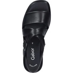 Gabor Sandalen Plateau-Sandaletten - Schwarz -Weiche Schuhe 24520541 06